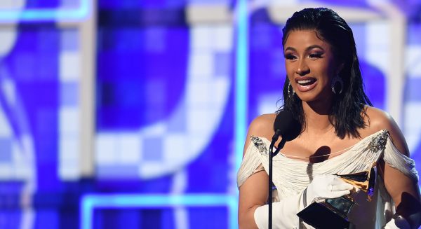 Cardi-B offline instagram video grammy