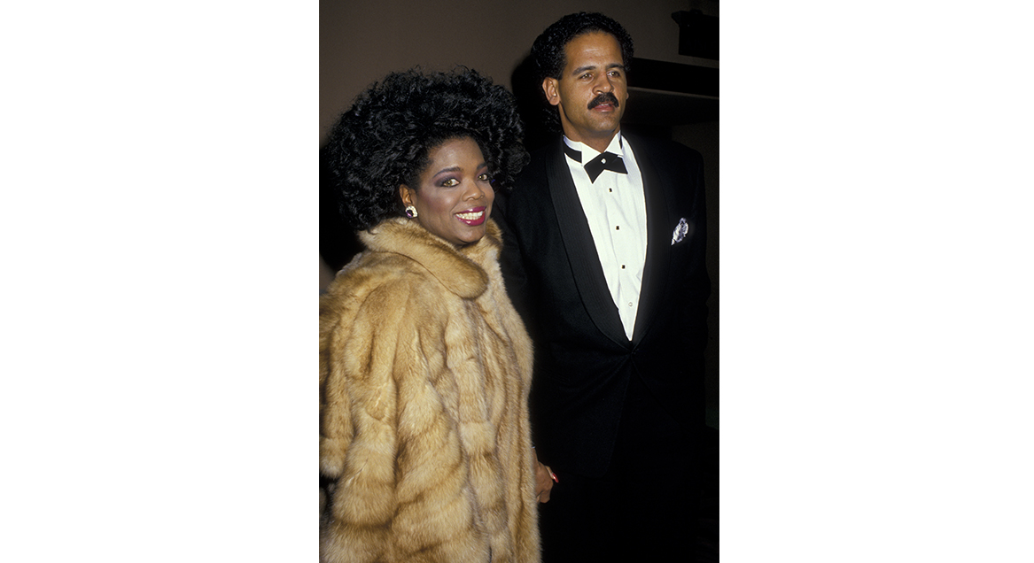 Oprah Winfrey and Stedman Graham in Los Angeles 1987