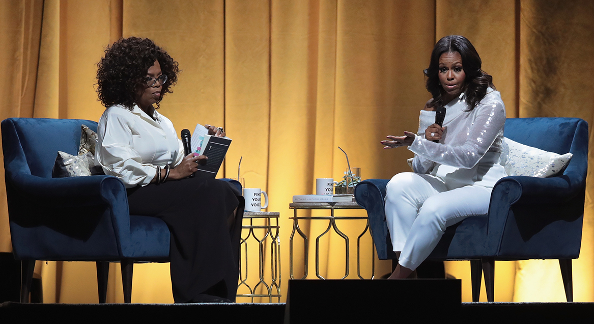 Oprah Winfrey interviewt Michelle Obama over boek