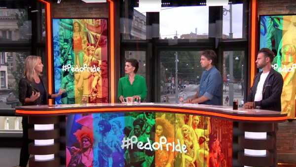 Discussie in 'RTL Boulevard' over flyeractie pedoclub op Pride: 'Ze moeten wel gehoord worden'