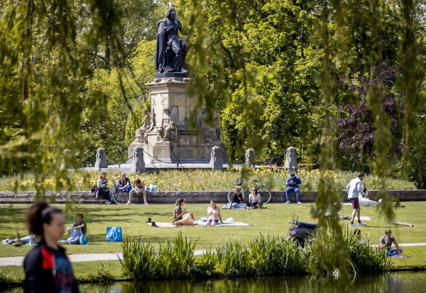 Drukte in parken