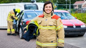 Thumbnail voor Joanna is bevelvoerder bij de brandweer: 'Ik moest me bewijzen'