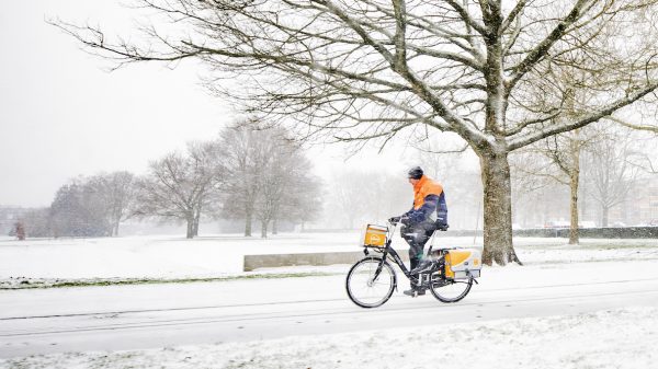 PostNL heeft vertraging door sneeuw