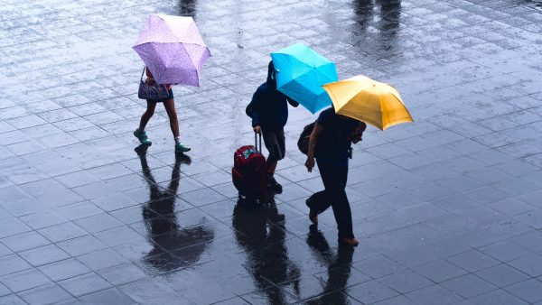 Regen in het oosten van Nederland