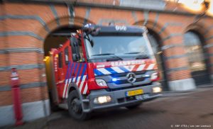 Thumbnail voor 120 woningen tijdelijk ontruimd na grote brand in flat Schiedam