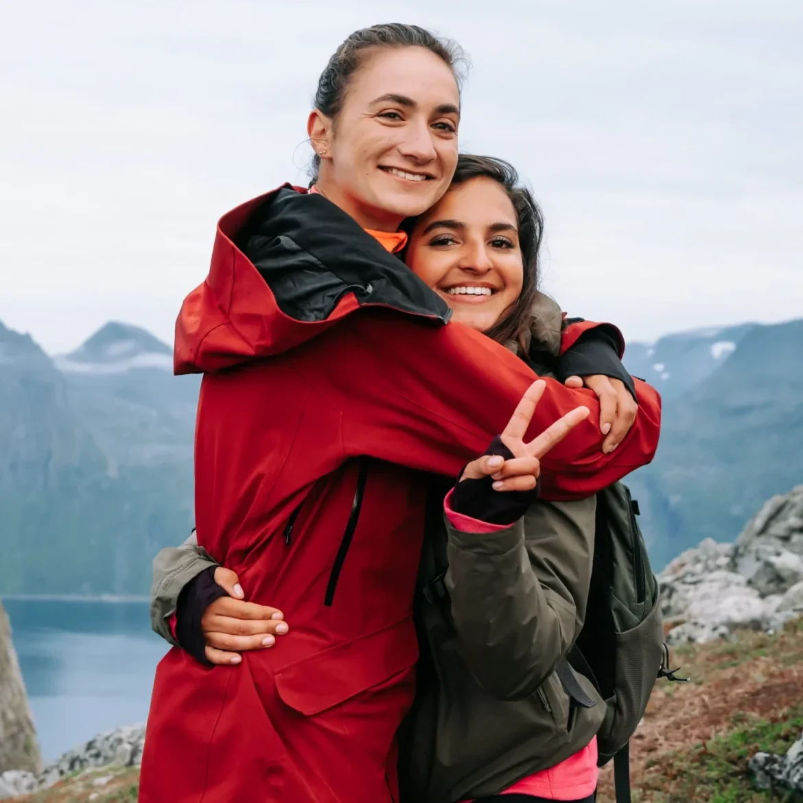 Jaimy Vanenburg met zusje Phillis