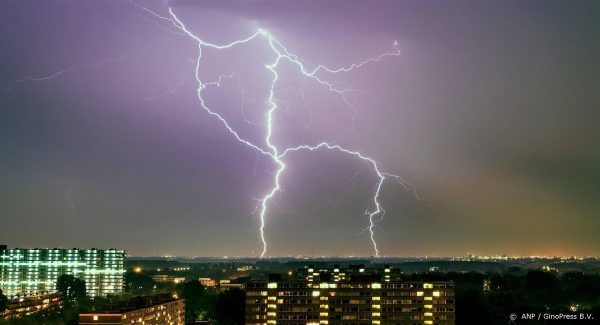 Onweer na tropische hitte