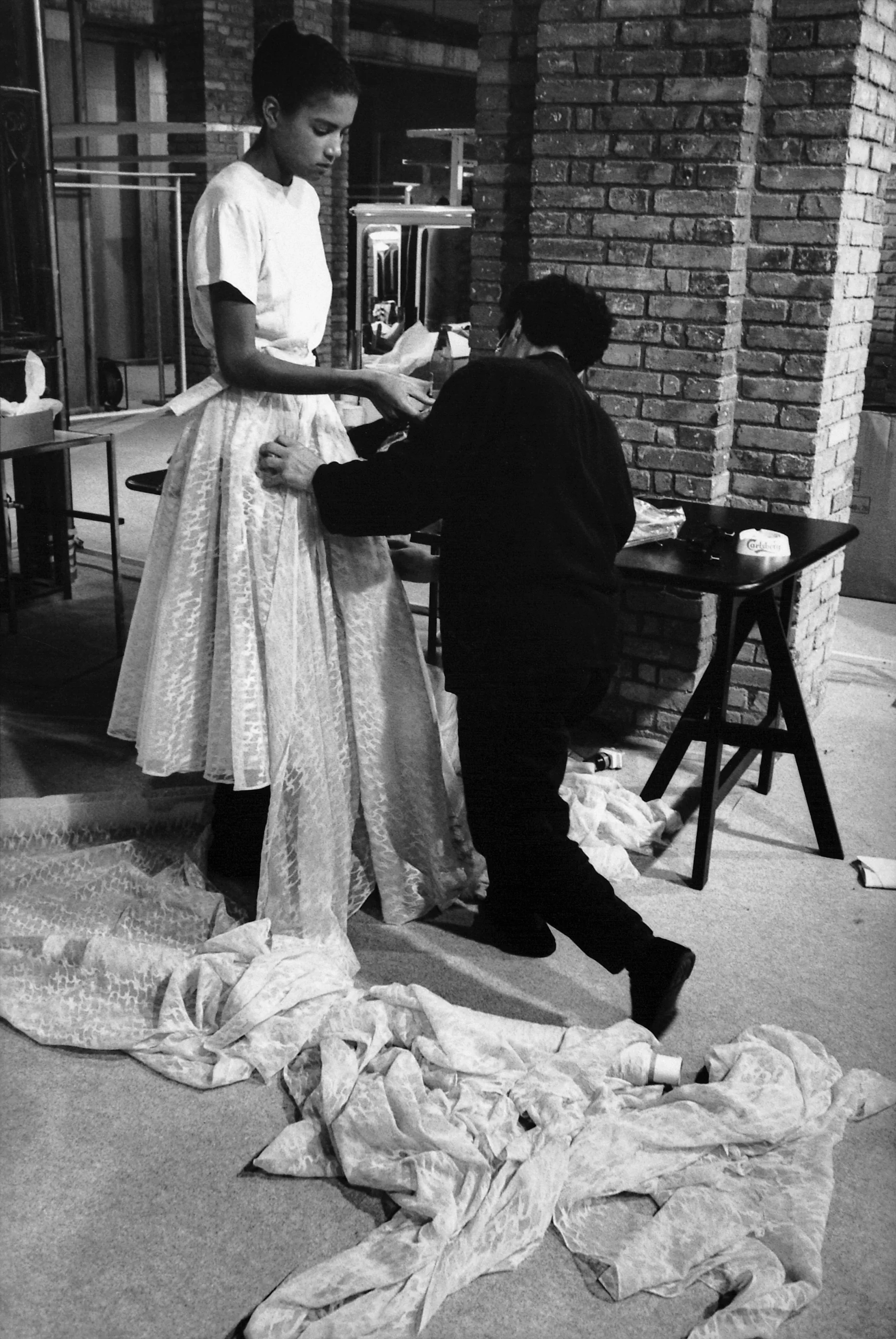 Azzedine Alaïa at work