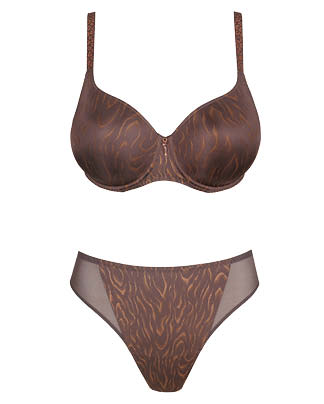 Lingerie met zebraprint