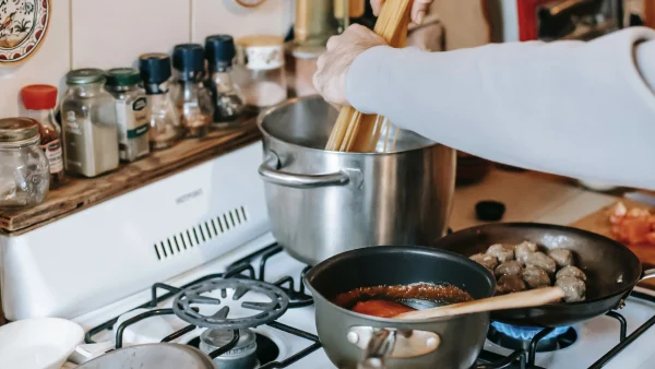 Koken op gas