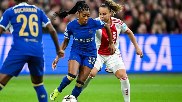 Chelsea FC tegen Ajax in het vrouwenvoetbal