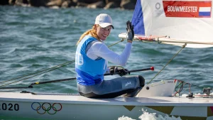 Thumbnail voor Olympisch zeilster Marit Bouwmeester combineert topsport met moederschap: 'Pittig, maar heel dankbaar'