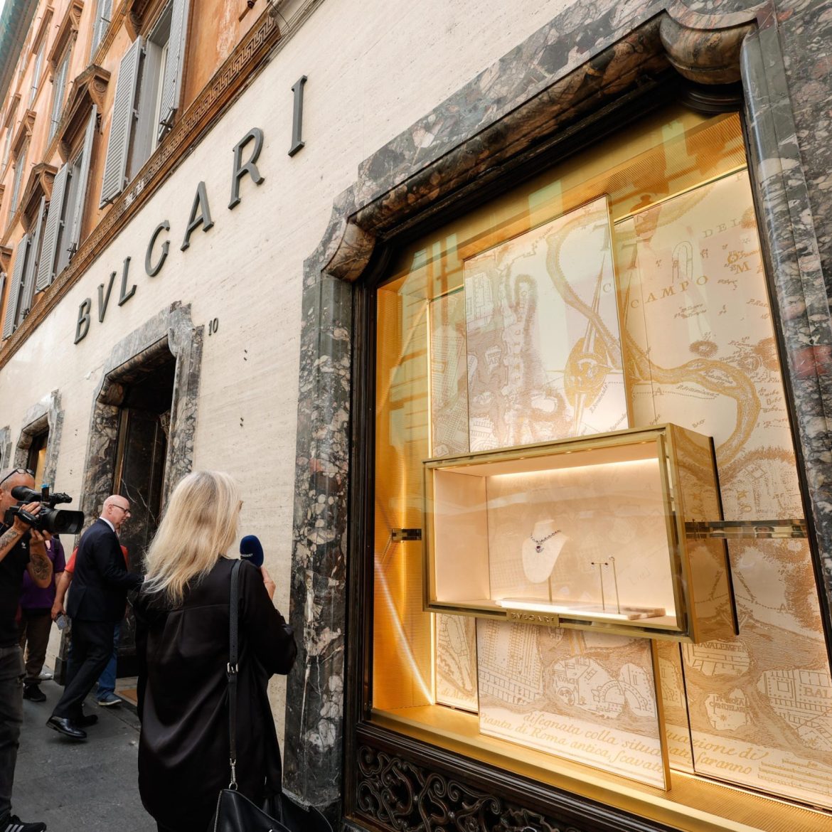 Winkel van Bulgari in Rome voor half miljoen beroofd via tunnels