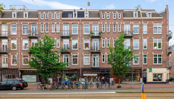 Amsterdamse straat van Willy Wonka huis