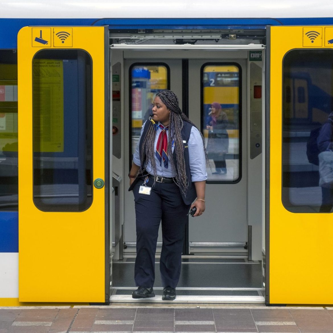 Conductrice in NS-trein