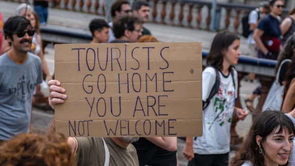 Barcelona Protest Massatoerisme