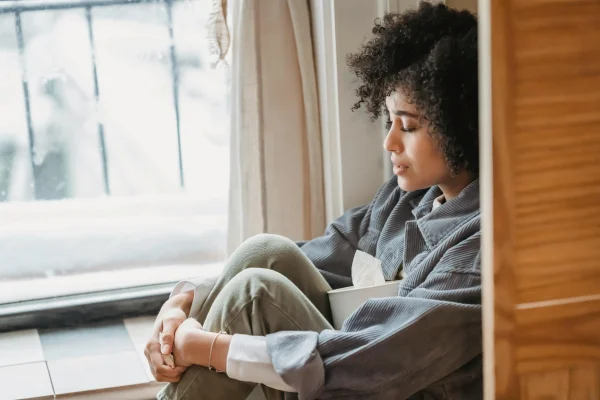 vrouwen verdrietig na hartstilstand