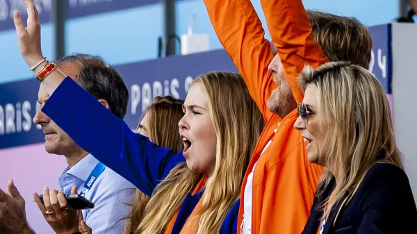 koningspaar en amalia op de olympische spelen