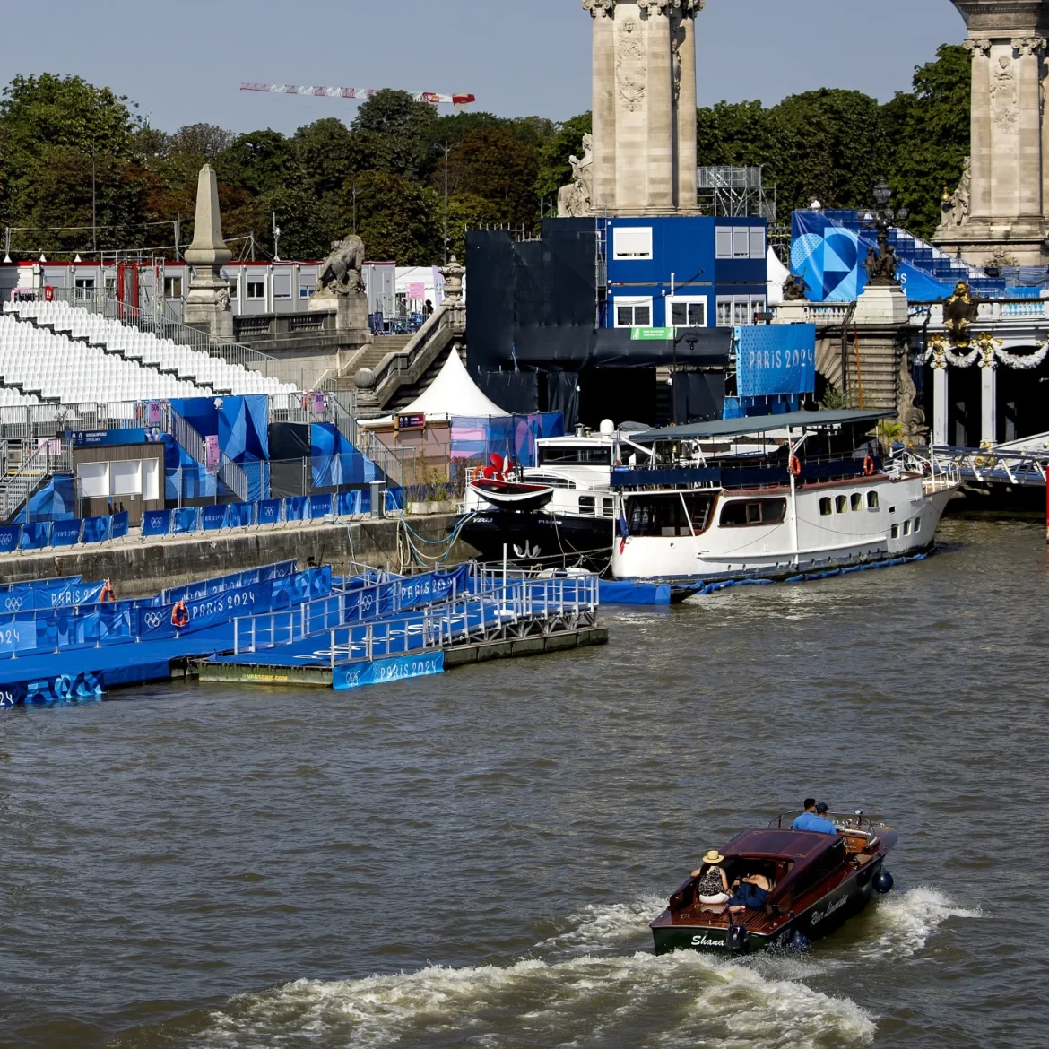 seine vervuild water olympische spelen