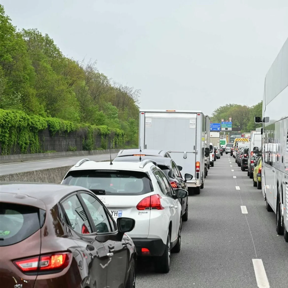 File tijdens zwarte zaterdag