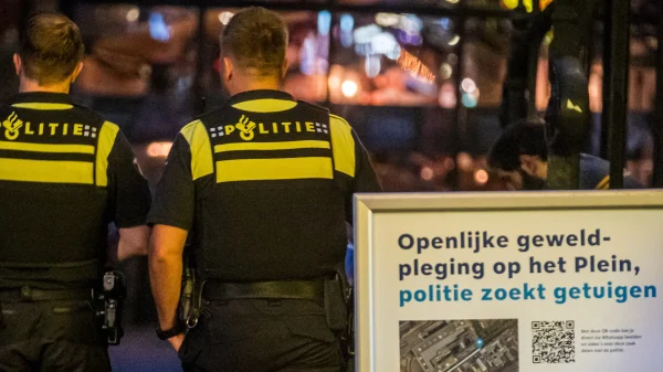 Stoepbord na fatale mishandeling in Den Haag