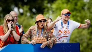 Thumbnail voor Het koningspaar is trots op onze olympische atleten: 'Een overweldigend resultaat'