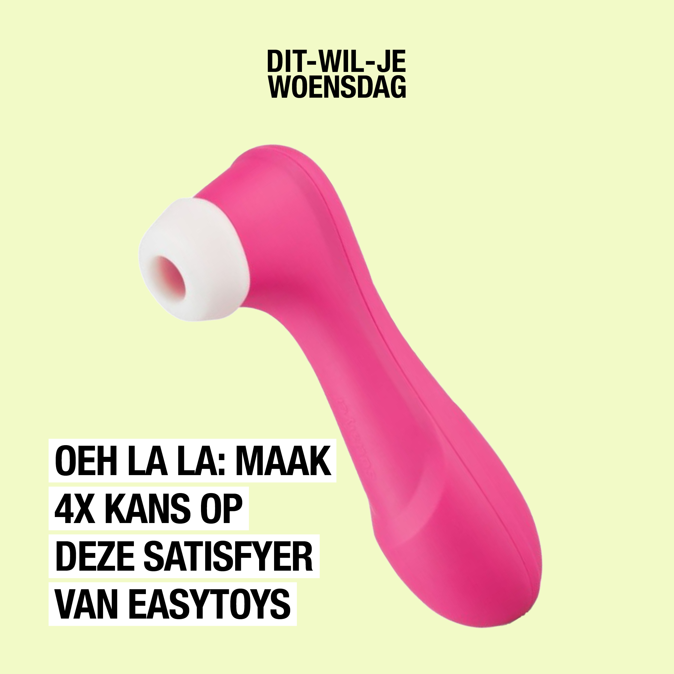 Zwevend naar de zevende hemel: win de knalroze Satisfyer Pro 2