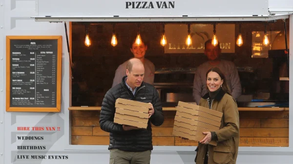 William en Catherine condoleren vrouw van overleden pizzabakker: 'Grote verrassing'