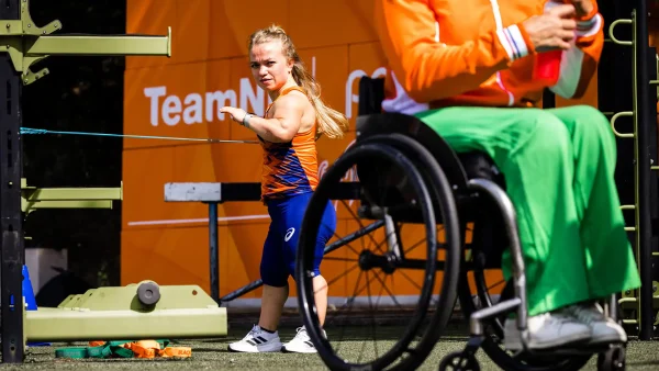 Nederlandse atleten trainen voor de Paralympische Spelen