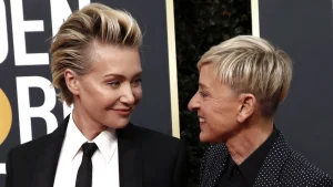 Thumbnail voor Ellen Degeneres viert zestienjarig huwelijk: 'Jij bent mijn alles'