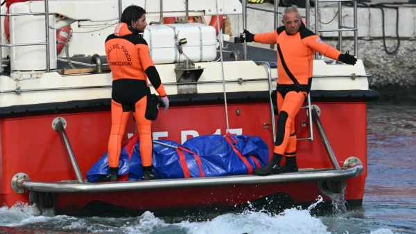 Vijf levenloze lichamen opgedoken nadat zeilschip in Sicilië verging