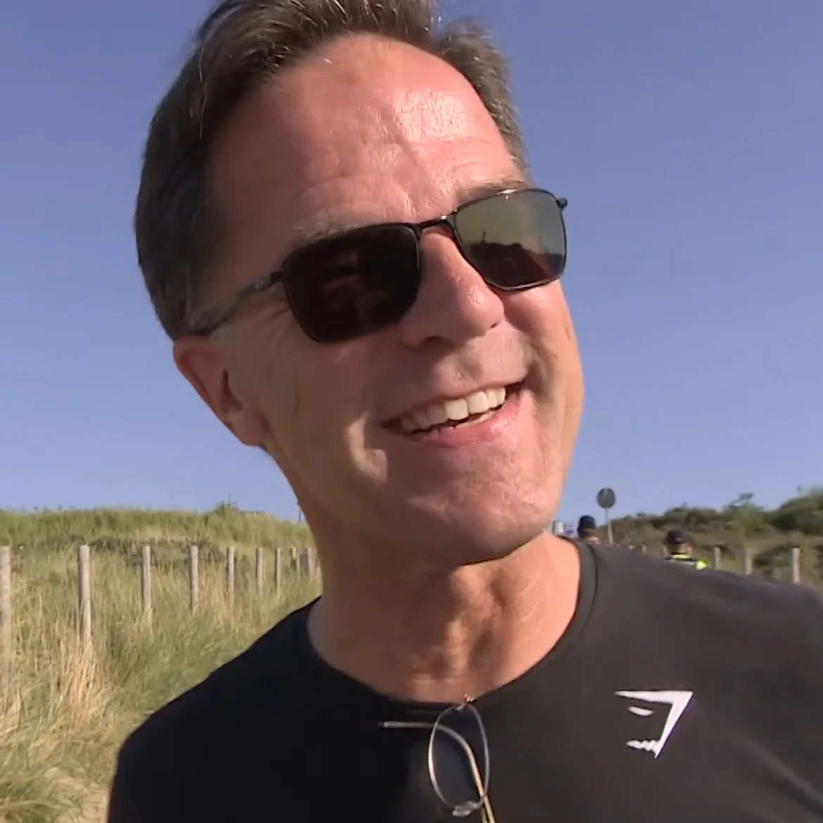 Mark Rutte op zijn afscheidsfeest