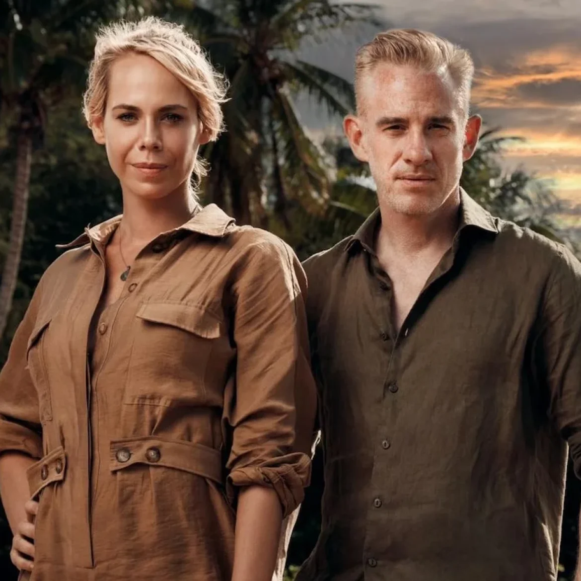 Nicollette Kluijver en Art Rooijakker in Expeditie Robinson