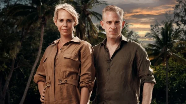 Nicollette Kluijver en Art Rooijakker in Expeditie Robinson