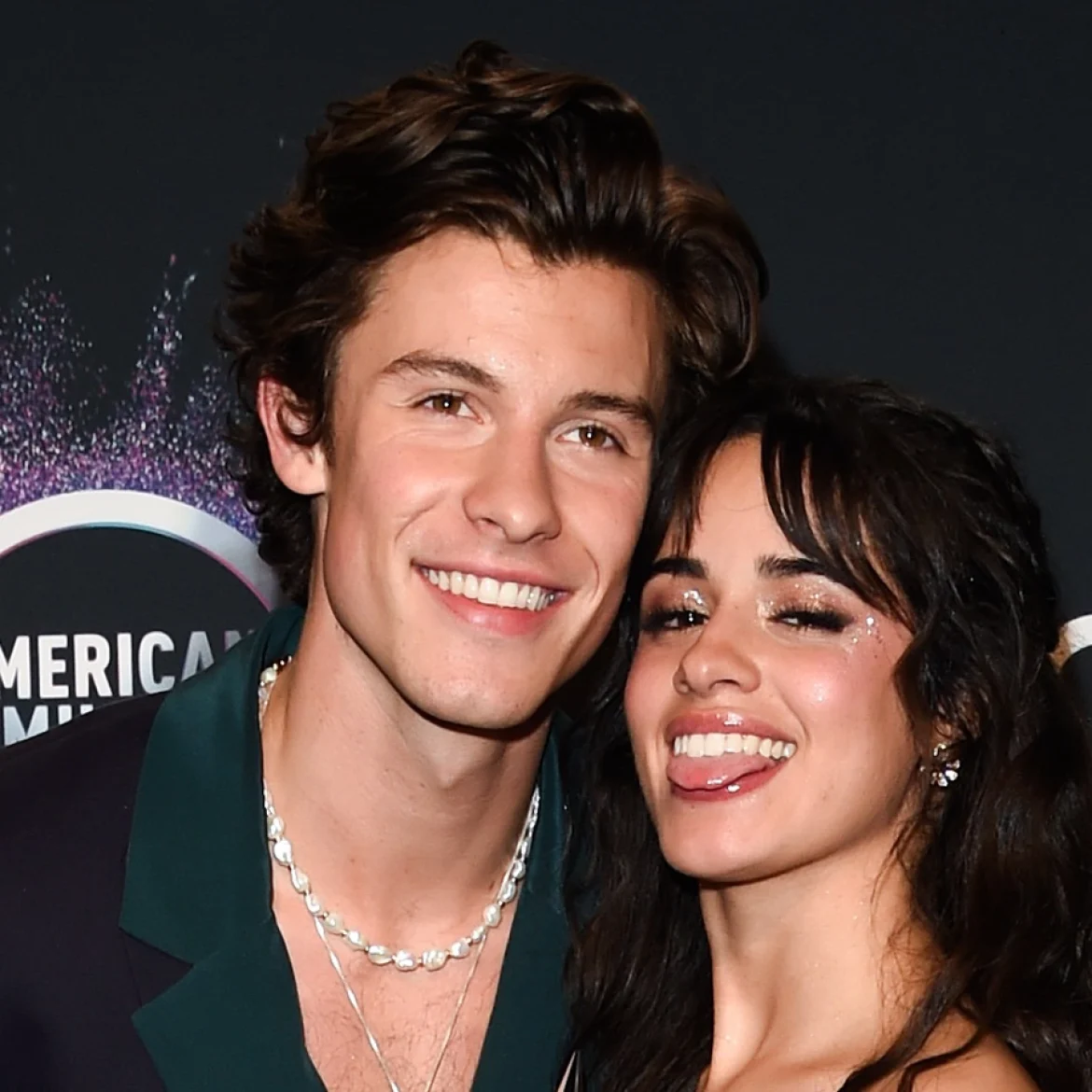 Shawn Mendes en Camila Cabello bij de American Music Awards in 2019