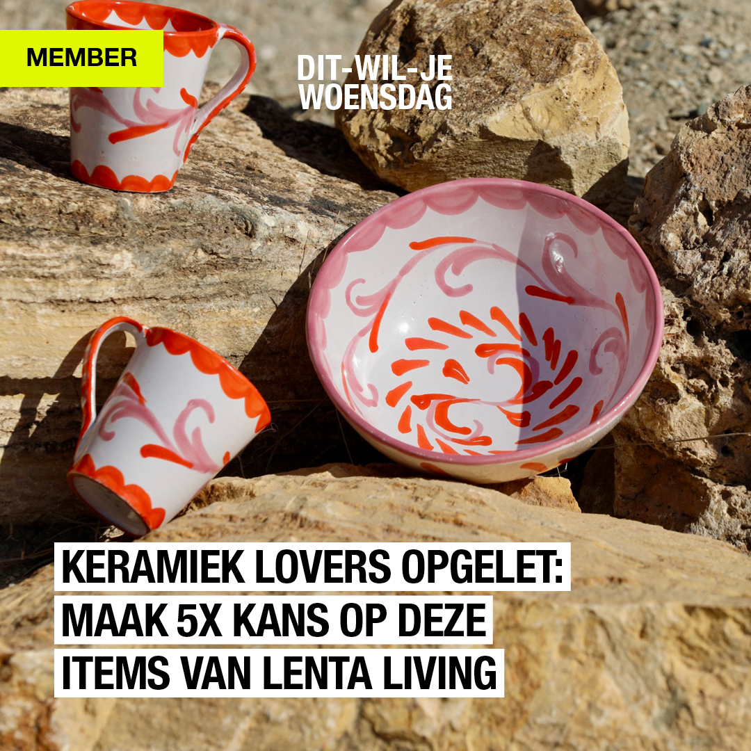 Olé! Win dit kleurrijke Spaanse servies van Lenta Living en geef je tafel standaard een vleugje zomer