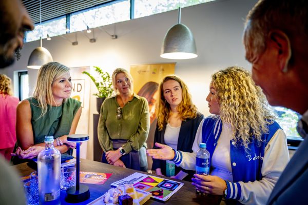 Máxima gesprek studenten mbo