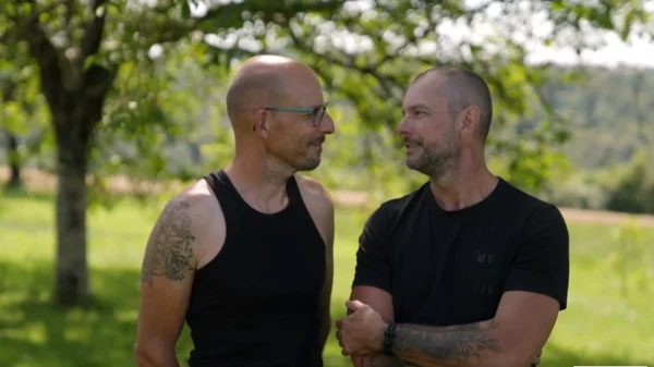 Niels en Arno in de reünie-aflevering van B&B Vol Liefde