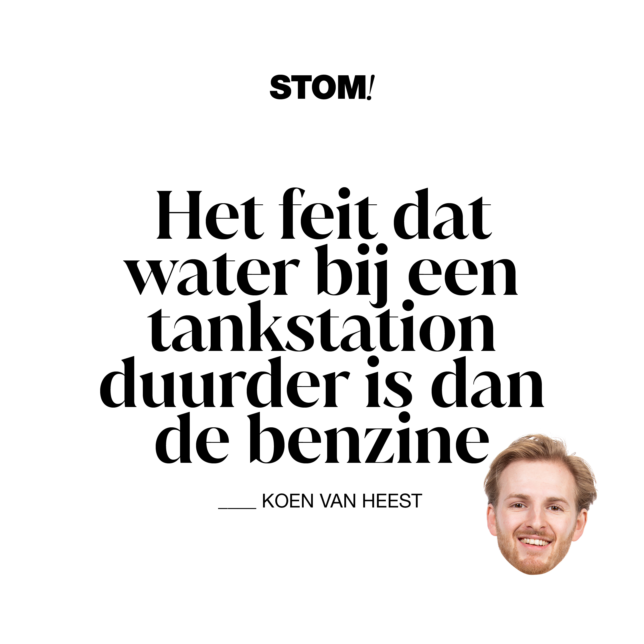 Dingen die bankzitter Koen echt STOM! vindt