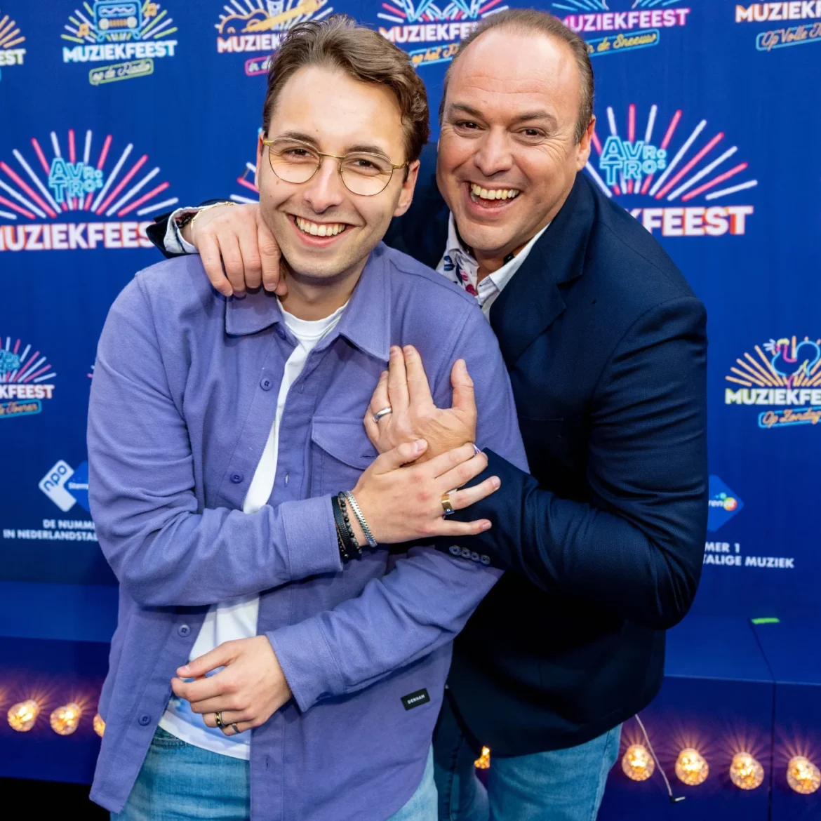 Frans Bauer met zoon Christiaan