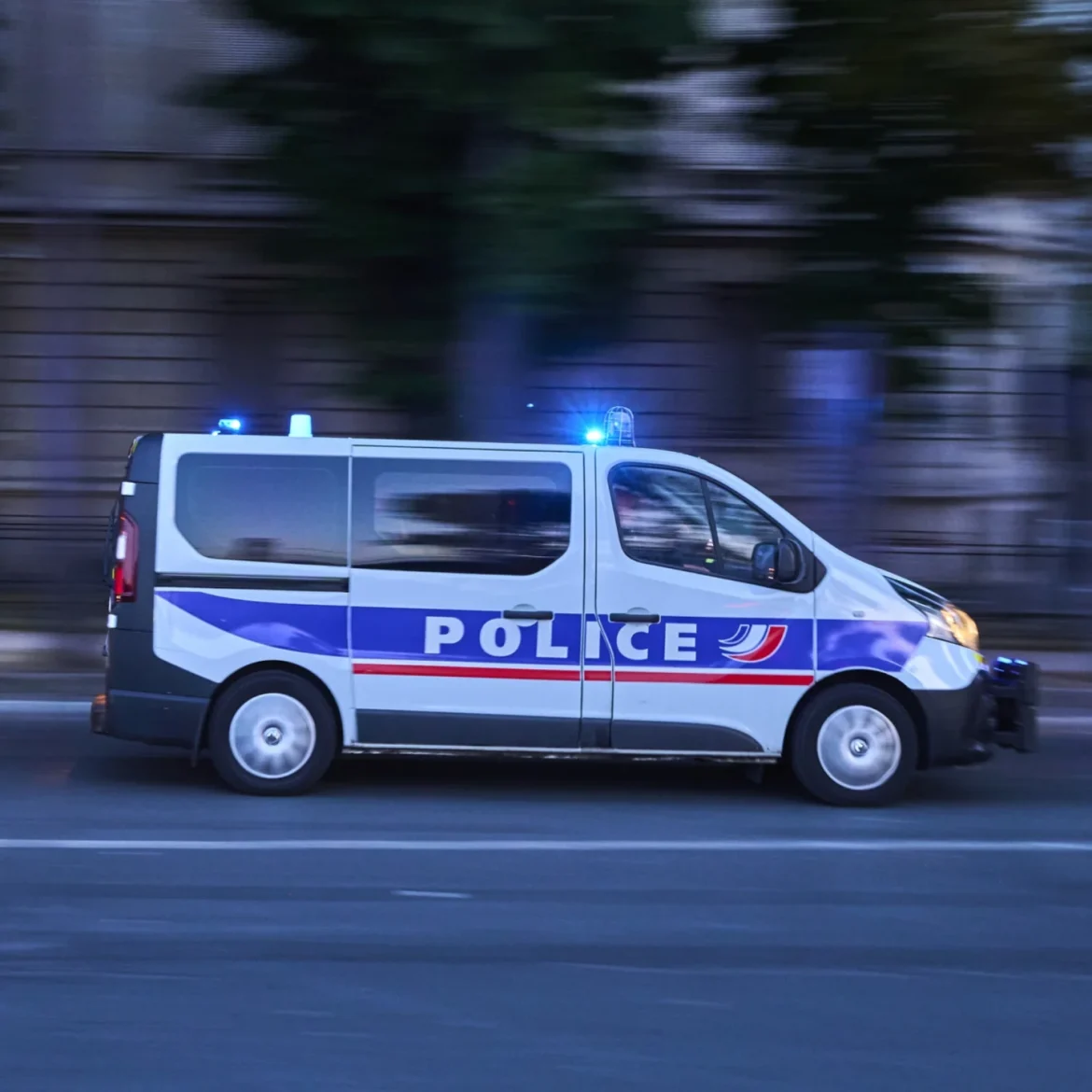 Franse politieauto