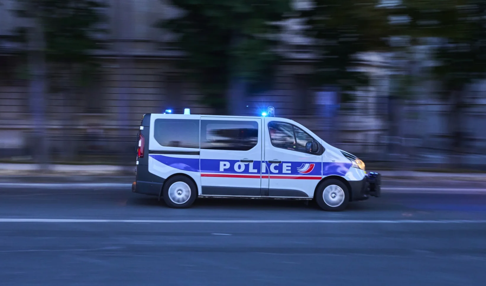 Franse politieauto