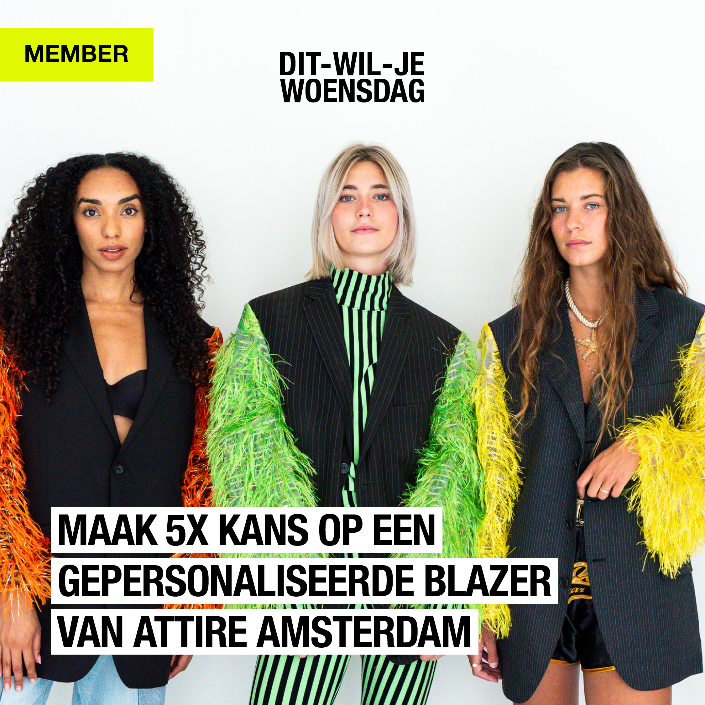 Droomblazer alert: maak 5x kans op een gepersonaliseerde blazer van Attire Amsterdam