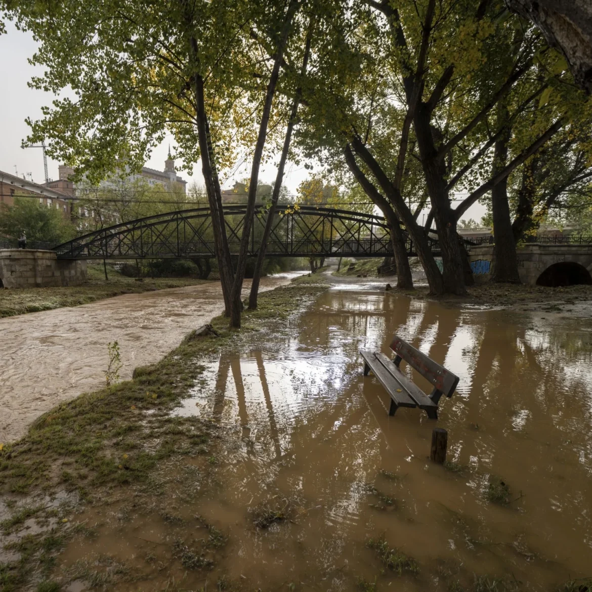 foto van noodweer Spanje