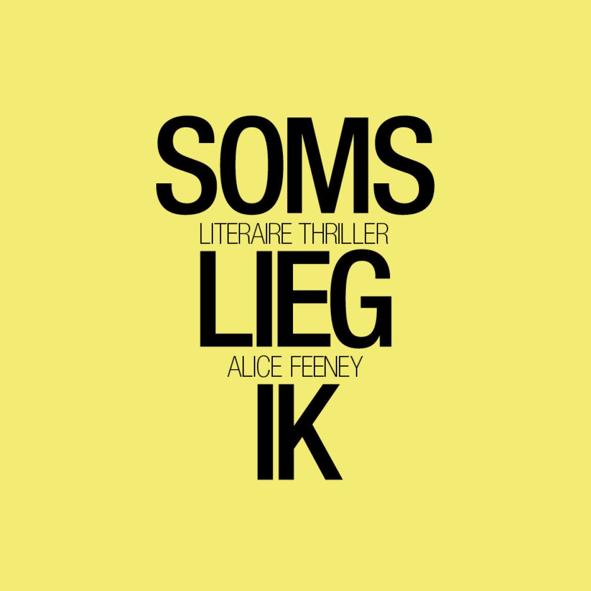 Soms lieg ik