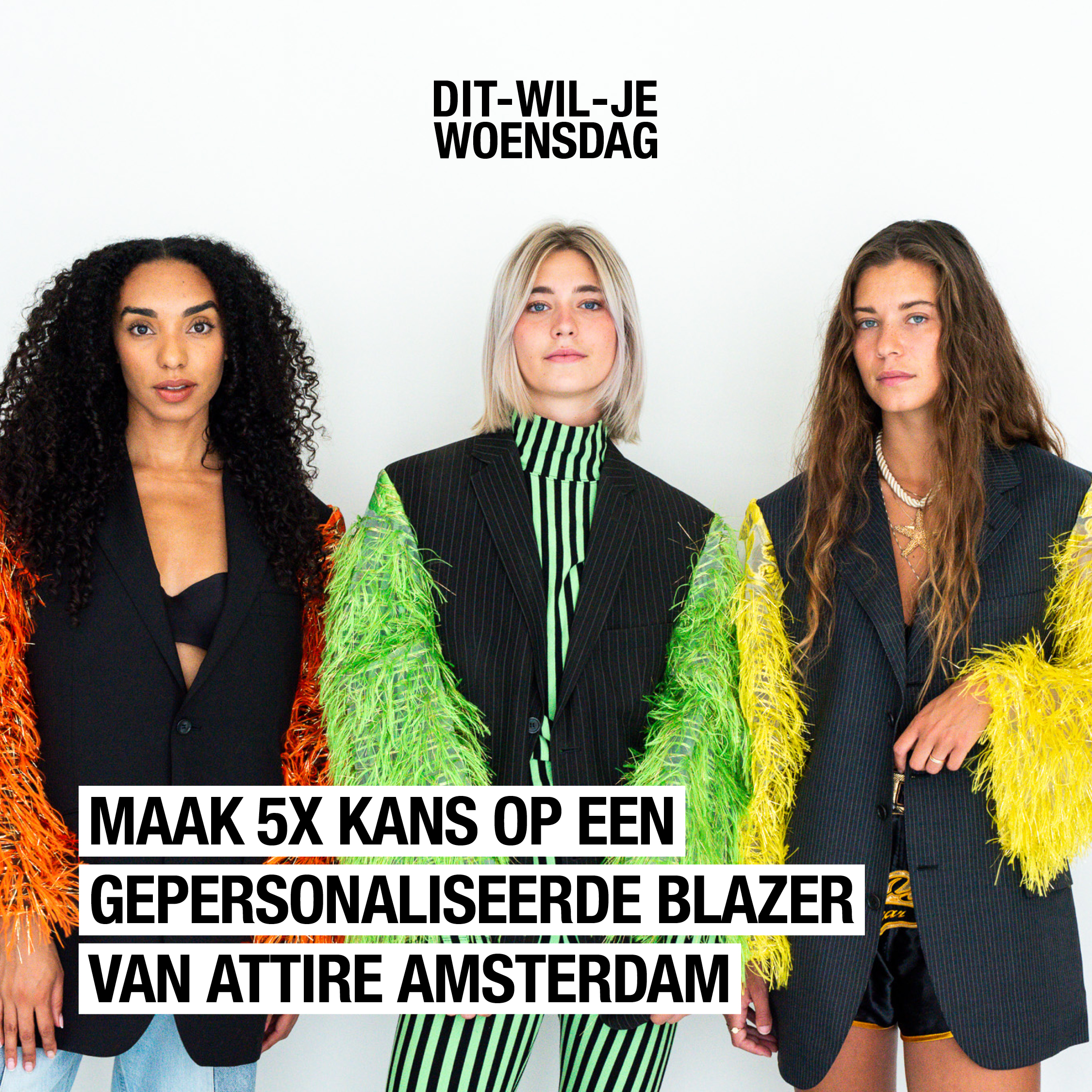 Droomblazer alert: maak 5x kans op een gepersonaliseerde blazer van Attire Amsterdam