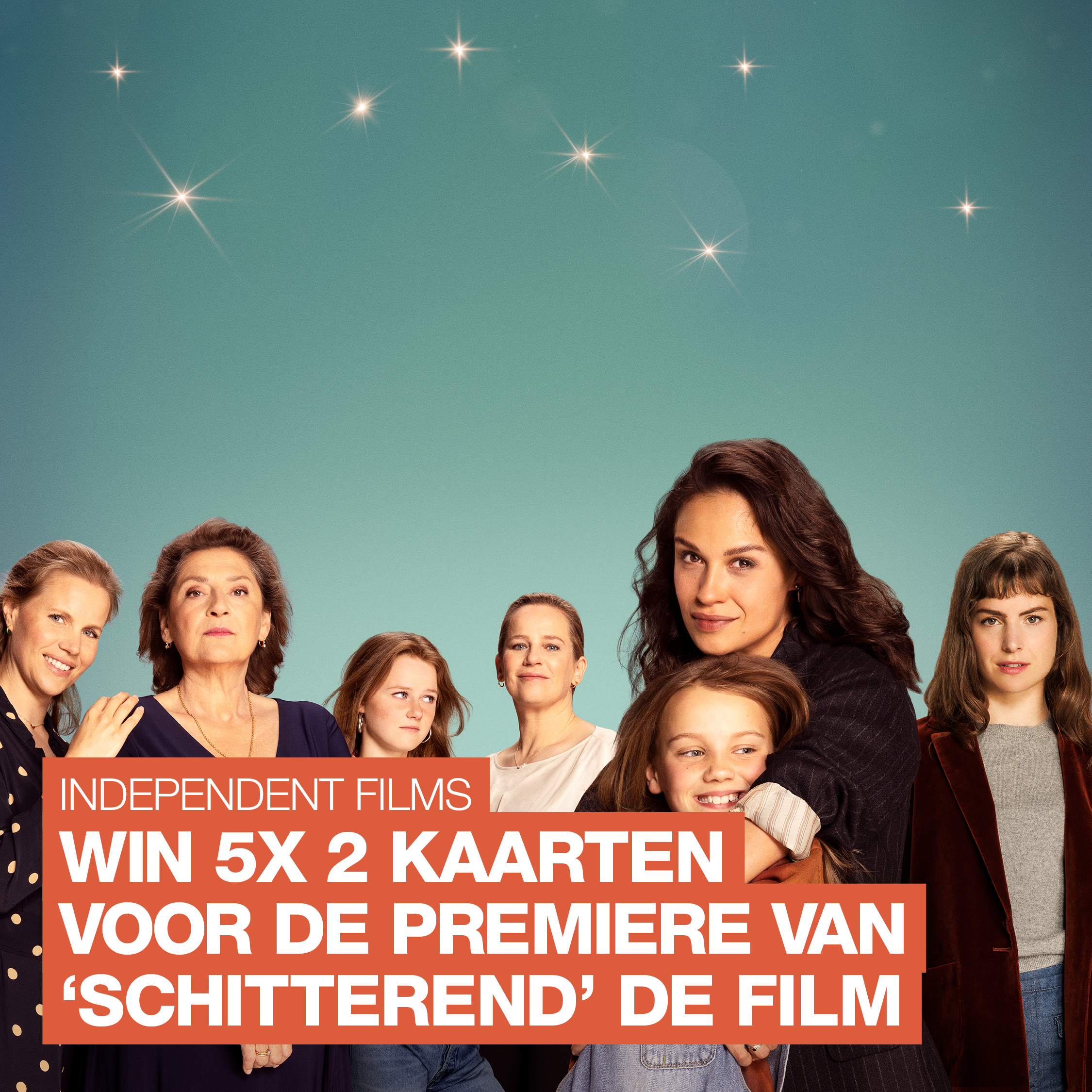 Schitteren op de rode loper: win 5 x 2 tickets voor de première van de film Schitterend