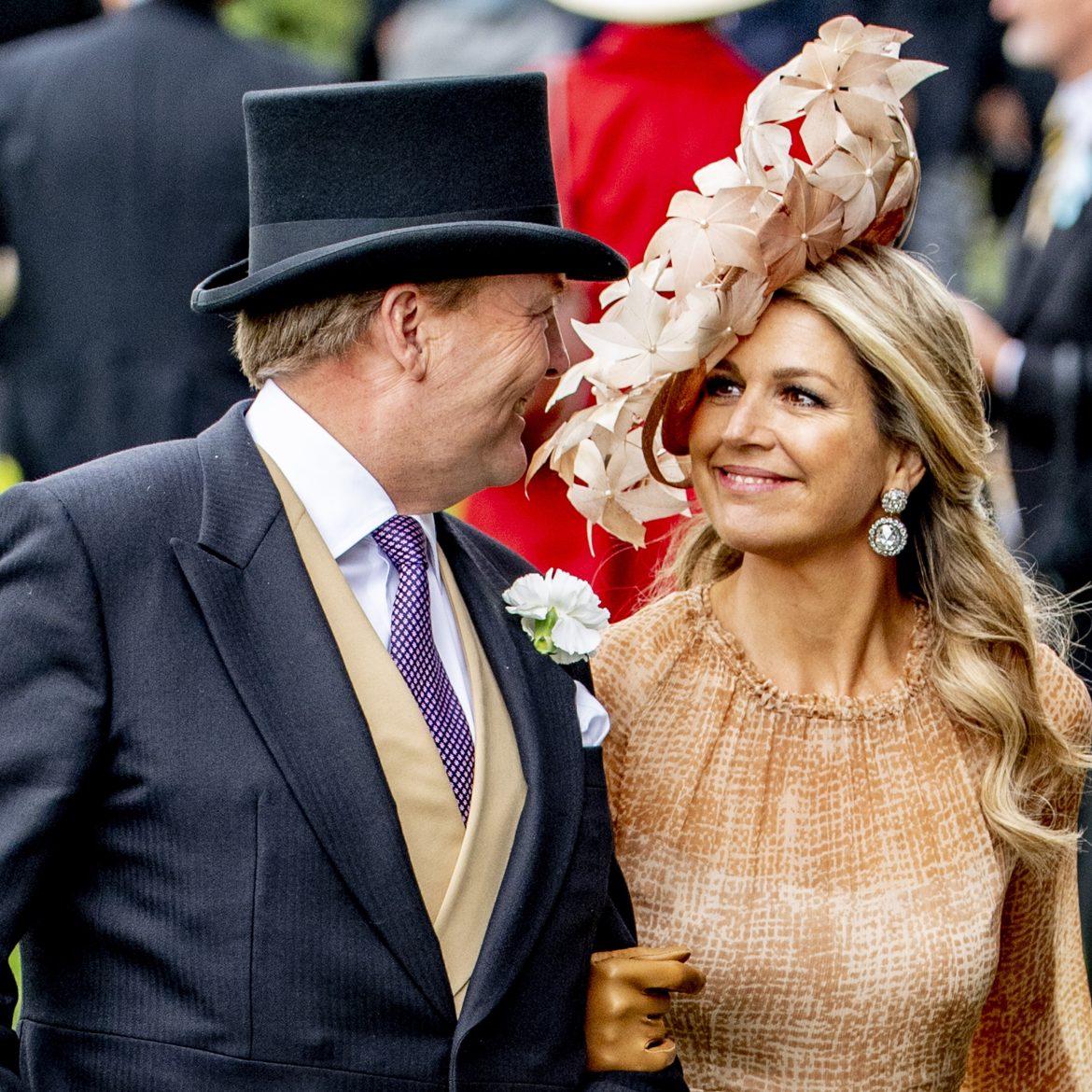 Willem-Alexander en Máxima bij Royal Ascot