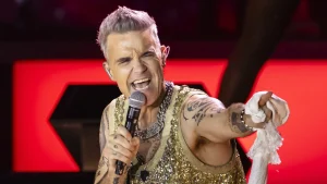 Thumbnail voor Robbie Williams geeft volgend jaar extra show in Amsterdam: 'Vetste tour ooit'