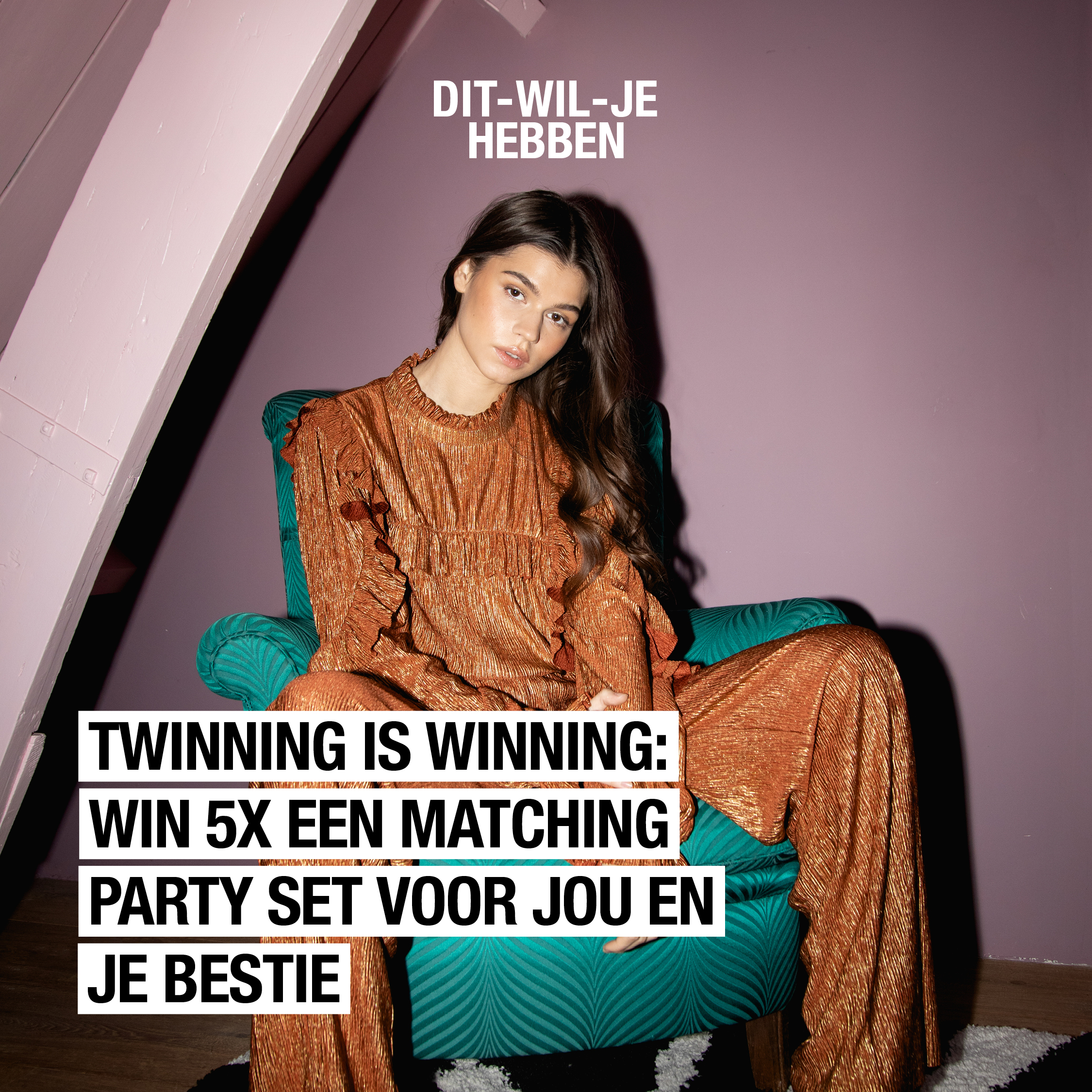 Party season is aan: win 5 x matching sets voor jou én je bestie van Studio Amaya